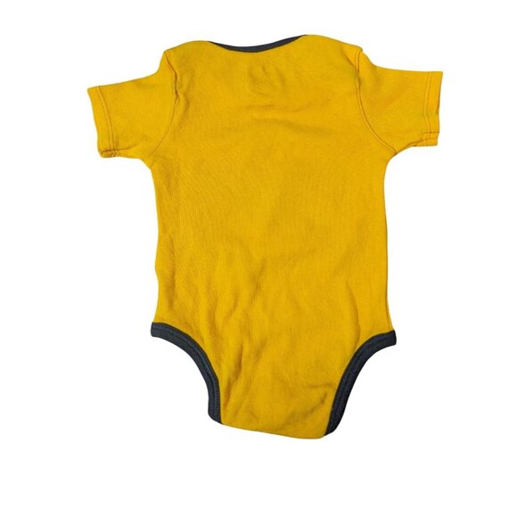Boston Bruins Baby One Piece 06-9 Months NHL Official Licensed Bodysuit Yellow - Picture 2 of 4